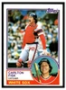 1983 Topps Carlton Fisk #20 HOF Low Grade - Creases front of card
