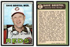 1967 Topps Dave Bristol #21 Good front and back of card