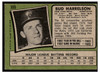 1971 Topps Bud Harrelson / Nolan Ryan #355 Nolan Ryan Cameo HOF Low Grade - Creases back of card