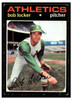 1971 Topps Bob Locker #356 Low Grade - Creases front of card