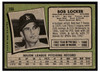1971 Topps Bob Locker #356 Low Grade - Creases back of card
