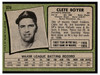 1971 Topps Clete Boyer #374 Low Grade back of card