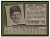 1971 Topps Clay Carroll #394 Low Grade back of card
