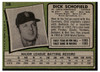 1971 Topps Dick Schofield #396 Low Grade - Creases back of card