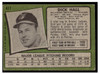 1971 Topps Dick Hall #417 Low Grade - Creases back of card