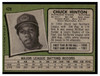 1971 Topps Chuck Hinton #429 Low Grade back of card