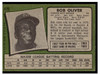 1971 Topps Bob Oliver #470 Low Grade back of card