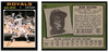 1971 Topps Bob Oliver #470 Low Grade front and back of card