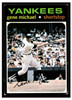 1971 Topps Gene Michael #483 Low Grade - Creases front of card