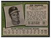 1971 Topps Jim Hardin #491 Low Grade - Creases back of card