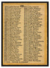 1971 O-Pee-Chee 5th Series Checklist #499 Checklist Low Grade back of card