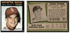 1971 Topps Chuck Tanner #661 Manager Low Grade front and back of card