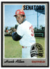 1970 Topps Hank Allen #14 50th Anniversary stamped buyback Low Grade front of card