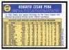 1970 Topps Roberto Pena #44 Topps 50th Anniversary buyback stamp ('70/'19) Low Grade back of card