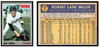 1970 Topps Bob Miller #47 50th Anniversary stamped buyback Low Grade — Example A front and back of card
