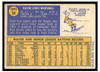 1970 Topps Dave Marshall #58 Low Grade - Creases back of card