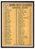 1970 Topps NL Home Run Leaders (Willie McCovey / Hank Aaron / Lee May) #65 League Leaders 2019 Topps Heritage 50th Anniversary Buyback HOF Low Grade - Creases back of card