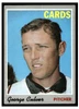 1970 Topps George Culver #92 Low Grade front of card