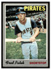 1970 Topps Freddie Patek #94 Low Grade front of card