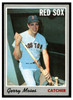 1970 Topps Gerry Moses #104 Low Grade front of card