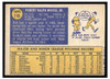 1970 Topps Bob Moose #110 Low Grade — Example A back of card