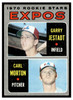 1970 Topps Garry Jestadt / Carl Morton #109 Rookie Stars Rookie Card Low Grade front of card