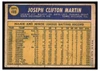 1970 Topps J.C. Martin #488 Low Grade - Creases back of card
