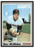 1970 Topps Don McMahon #519 2019 Topps Heritage 50th Anniversary Buyback Low Grade front of card