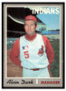 1970 O-Pee-Chee Alvin Dark #524 Low Grade front of card