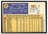 1970 Topps Jerry Adair #525 2019 Topps Heritage 50th Anniversary Buyback Low Grade back of card