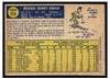 1970 O-Pee-Chee Mike Kekich #536 Low Grade back of card