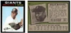 1971 Topps Willie McCovey #50 HOF Low Grade front and back of card