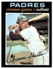 1971 Topps Clarence Gaston #25 Low Grade front of card
