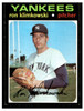 1971 Topps Ron Klimkowski #28 Low Grade front of card