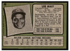1971 Topps Lee May #40 Low Grade back of card