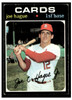 1971 Topps Joe Hague #96 Low Grade - Creases front of card