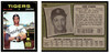 1971 Topps Les Cain #101 Low Grade front and back of card