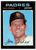 1971 Topps Tom Dukes #106 Low Grade front of card