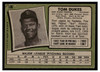 1971 Topps Tom Dukes #106 Low Grade back of card