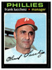 1971 Topps Frank Lucchesi #119 Low Grade front of card
