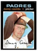 1971 Topps Danny Coombs #126 Low Grade front of card
