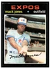 1971 Topps Mack Jones #142 Low Grade front of card