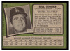 1971 Topps Bill Singer #145 Low Grade back of card