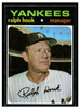 1971 Topps Ralph Houk #146 Low Grade front of card