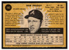 1971 O-Pee-Chee Bob Priddy #147 Low Grade back of card
