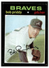 1971 Topps Bob Priddy #147 Low Grade front of card