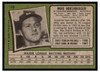 1971 Topps Mike Hershberger #149 Low Grade back of card