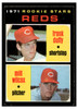 1971 O-Pee-Chee Frank Duffy / Milt Wilcox #164 Low Grade front of card