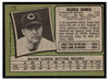 1971 Topps Duke Sims #172 Low Grade back of card