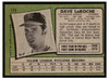 1971 Topps Dave LaRoche #174 Rookie Card VG back of card
